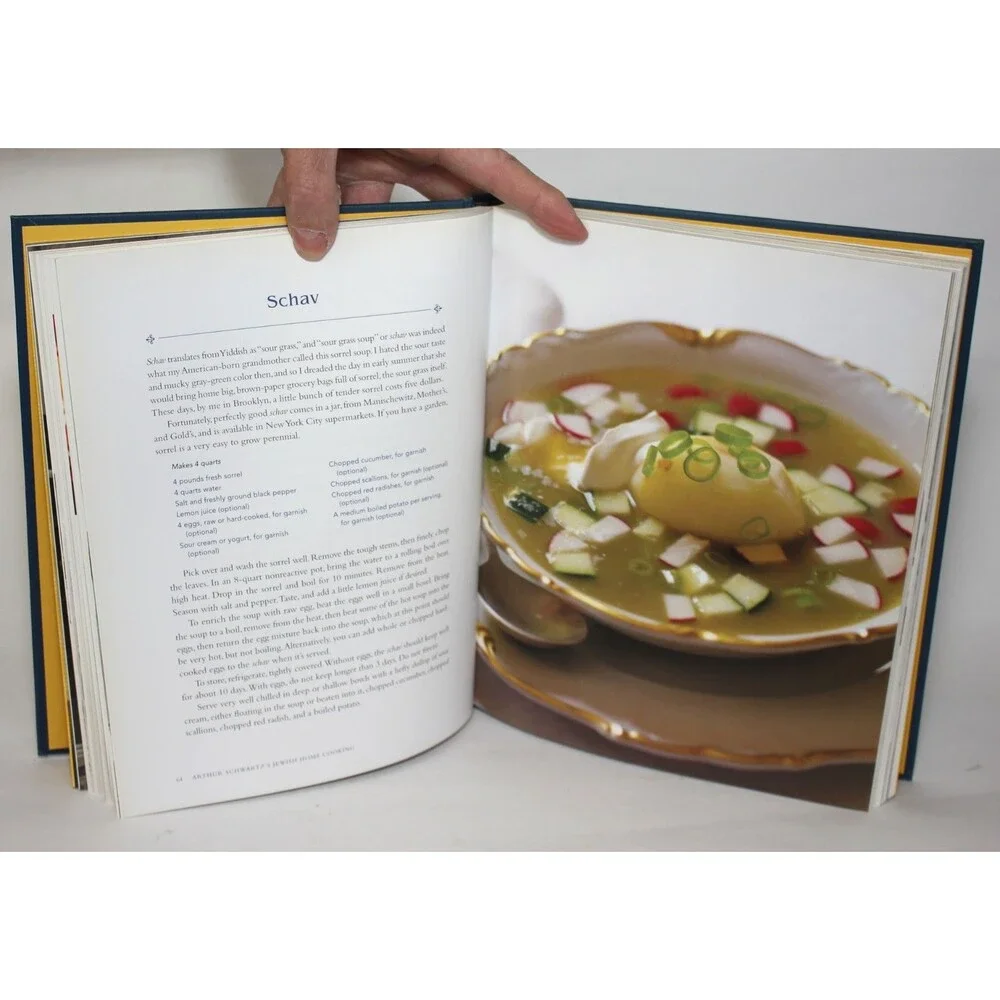 Arthur Schwartz's JEWISH HOME COOKING Yiddish Recipes Revisited HC/DJ Cookbook